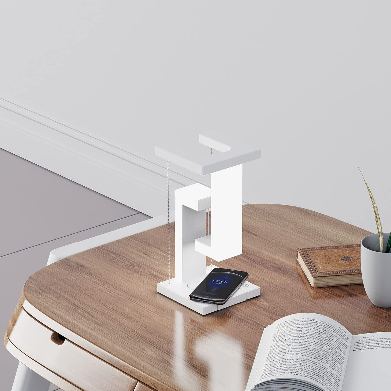 Lampe Équilibrée™ – Design Flottant & Recharge Sans Fil
