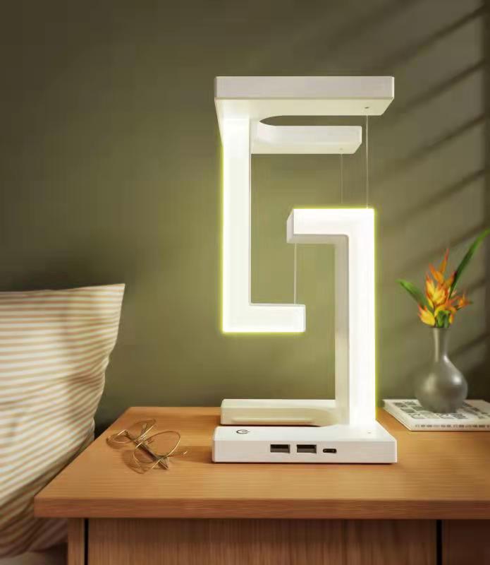 Lampe Équilibrée™ – Design Flottant & Recharge Sans Fil