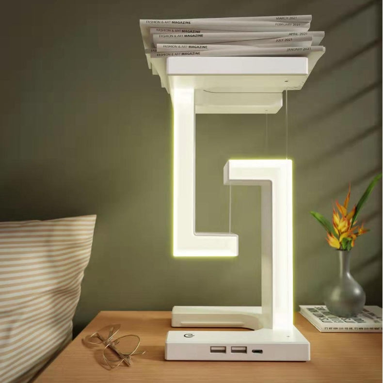 Lampe Équilibrée™ – Design Flottant & Recharge Sans Fil