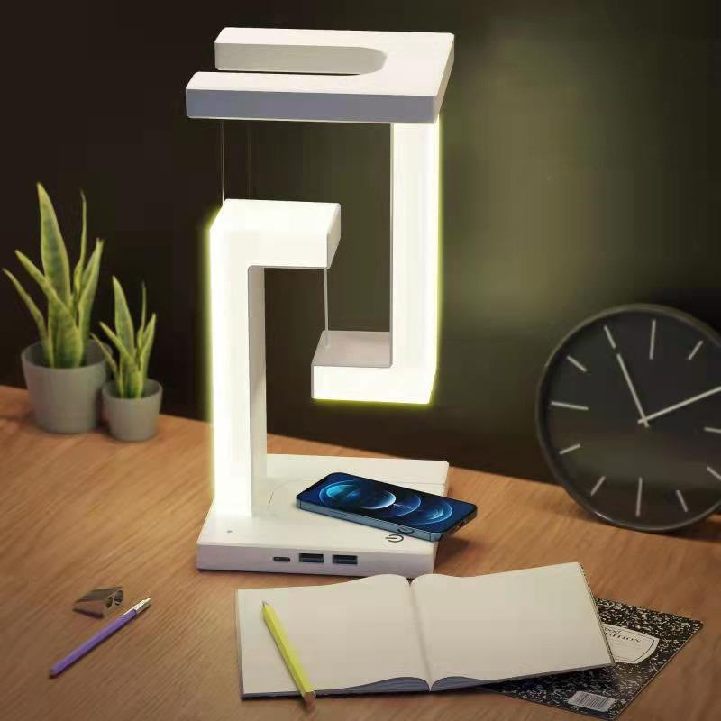Lampe Équilibrée™ – Design Flottant & Recharge Sans Fil
